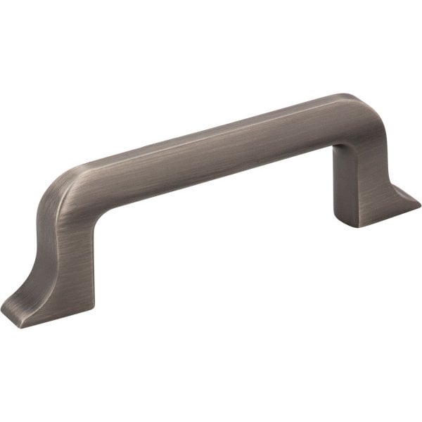 Jeffrey Alexander 3" Center-to-Center Brushed Pewter Callie Cabinet Pull 839-3BNBDL - main